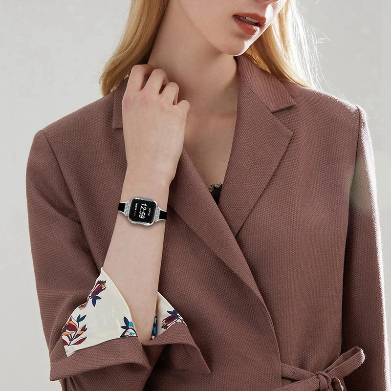 

Top Watch Strap for Fitbit Versa Band Bracelet Replacement Metal Sport Watchband for Fitbit Versa Lite