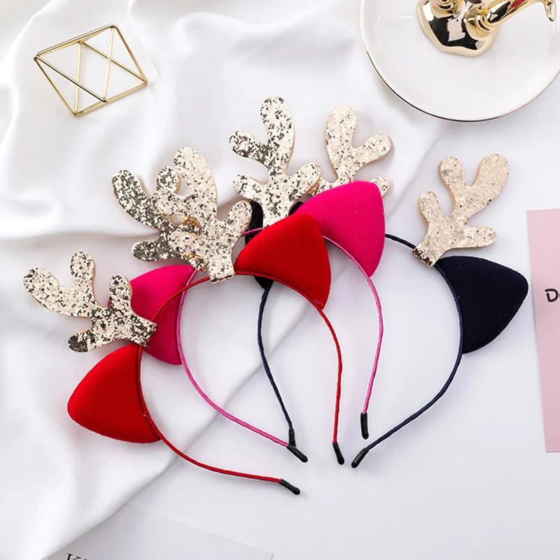 Аксессуары для девочек в виде оленей и кошачьих ушек | Дом сад