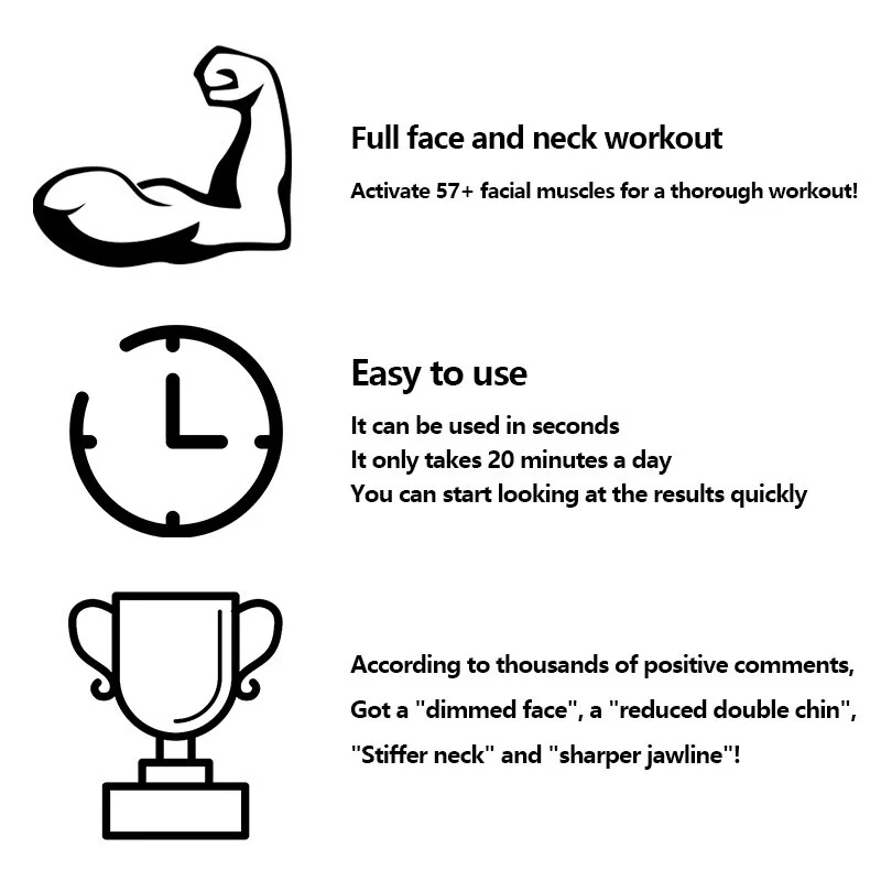 

Jaw exerciser Jawline Jawzrsize trainer exercise ball jawliner jawrsize line chew ball workout muscle