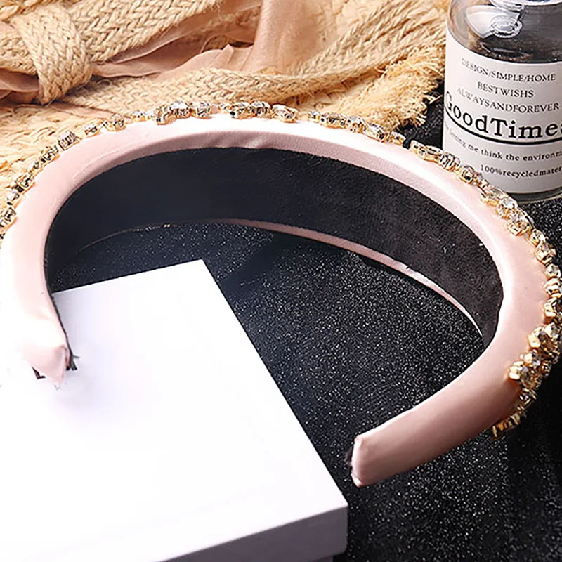 Luxury Full Diamond Baroque Headbands Crystal Rhinestones Personality Party Show Dance Crown Bowknot Turban Headdress Headwear