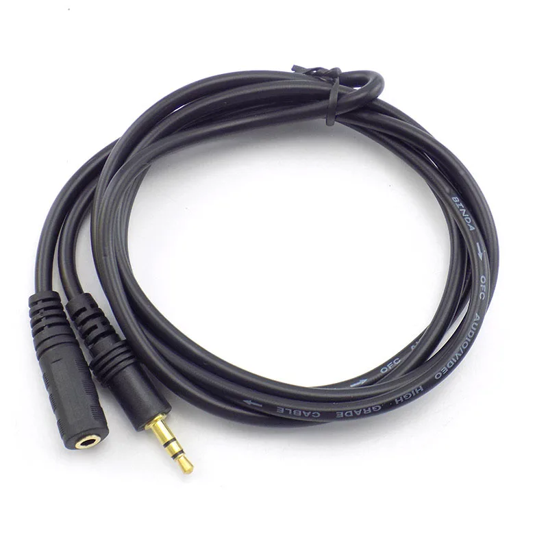 1.5/3/5/10M 3.5mm Stereo Male to Male Jack Male to Female Audio Aux Extension Cable Cord for Computer Laptop MP3/MP4 A7 images - 6