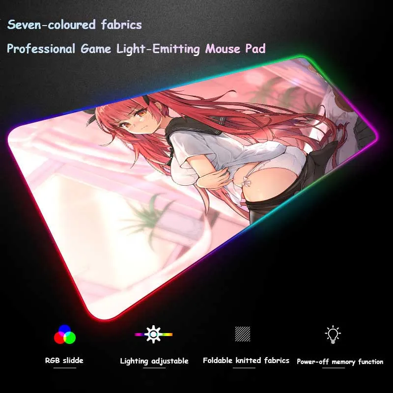 XGZ Custom большой RGB игровой коврик для мыши прецизионный черный край блокировки