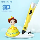3d-ручки DEWANG, ручка для рисования с USB-кабелем, совместимая нить PLA ABS, лучший подарок, сделай сам, для школы