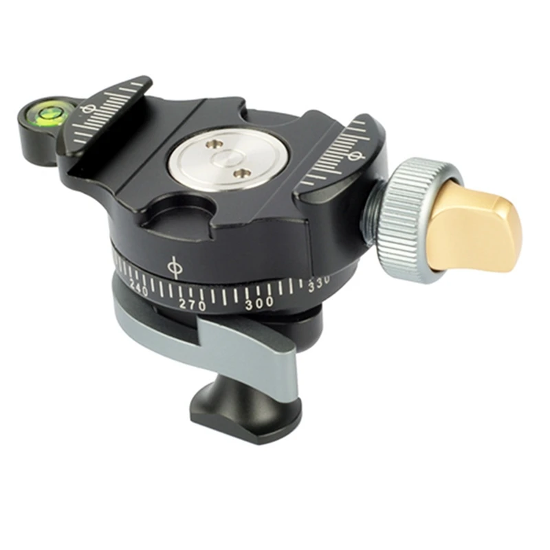 

MBP-19 Camera Tripod Head Mini Panoramic Ball Head Camera Tripod Mount for Tripod/Camera/Cell Phone/Light Stand