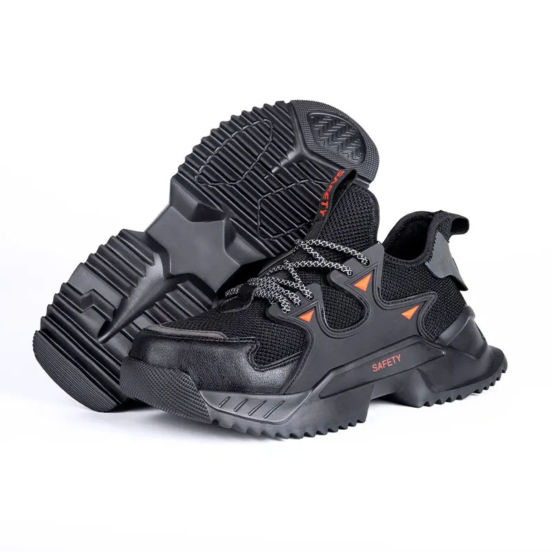 

TOSAFZXY Steel Toe Boots for Men Safety Work Shoes Industrial and Construction Indestructible Working Boot