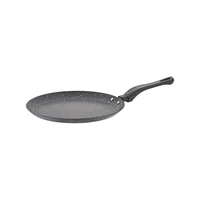 gray color 24 cm granite crepe pan