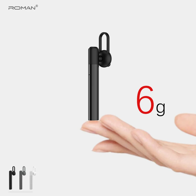 Roman R701 Bluetooth наушники в ухо одна гарнитура наушник с микрофоном для iPhone XiaoMi