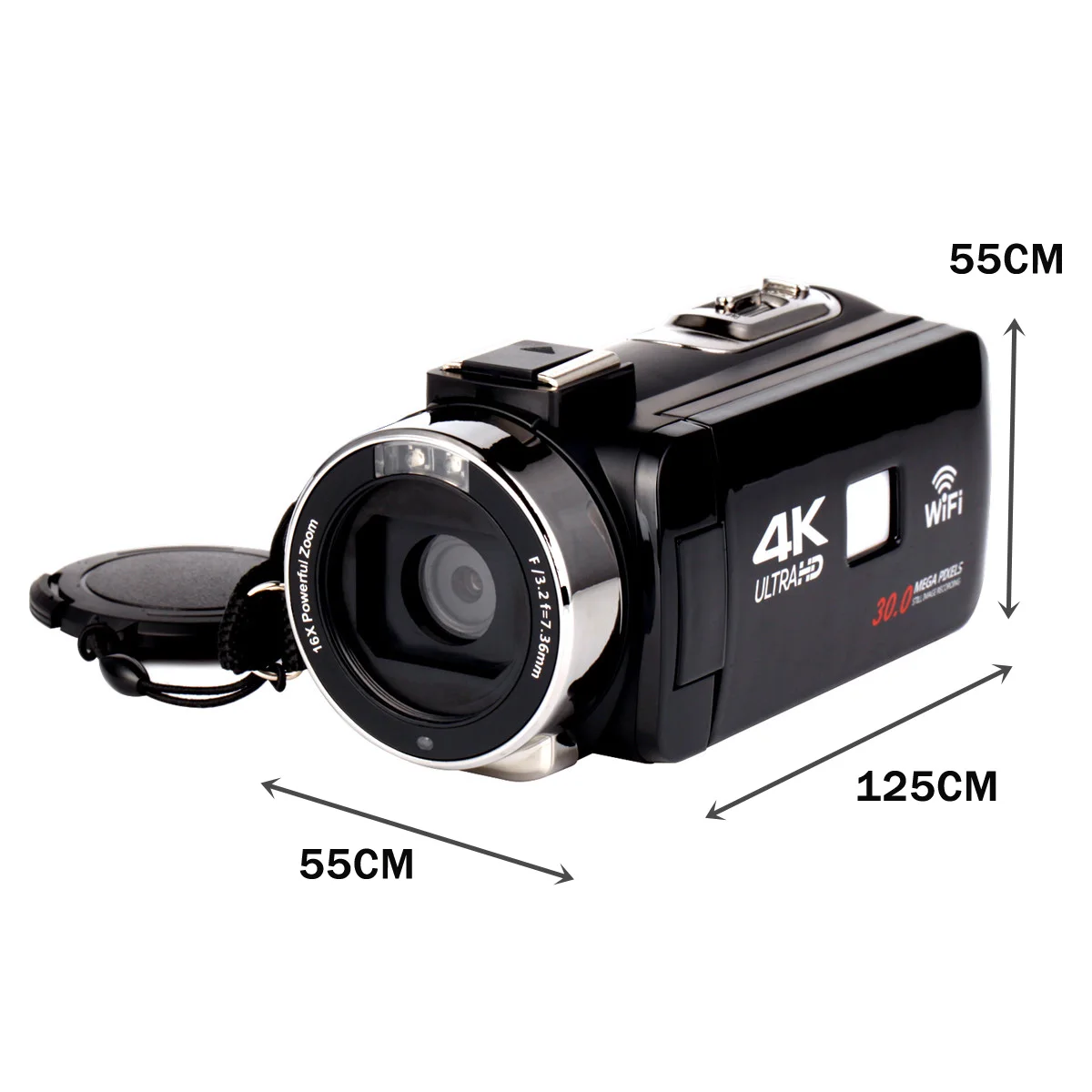KINCO 1080P CMOS 4K WiFi Ultras HD 12 миллионов пикселей сенсор Цифровая видеокамера DV объектив микрофон