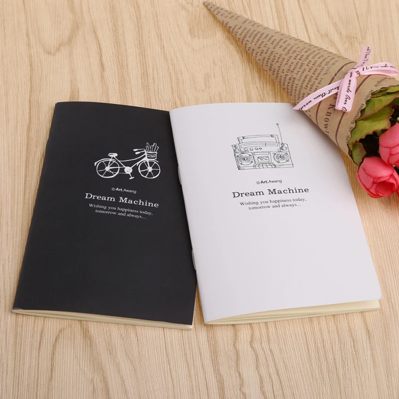 

Cute Cartoon Journal Diary Memo Note Book Notepad Blank Page Stationery School K5DB