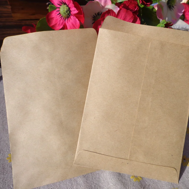 

50pcs Solid Kraft Gift Paper Bags Mini Party Favor Bags 9x12.5cm Gift Paper Bag for Guests Party Wedding Decoration Kraft Bags