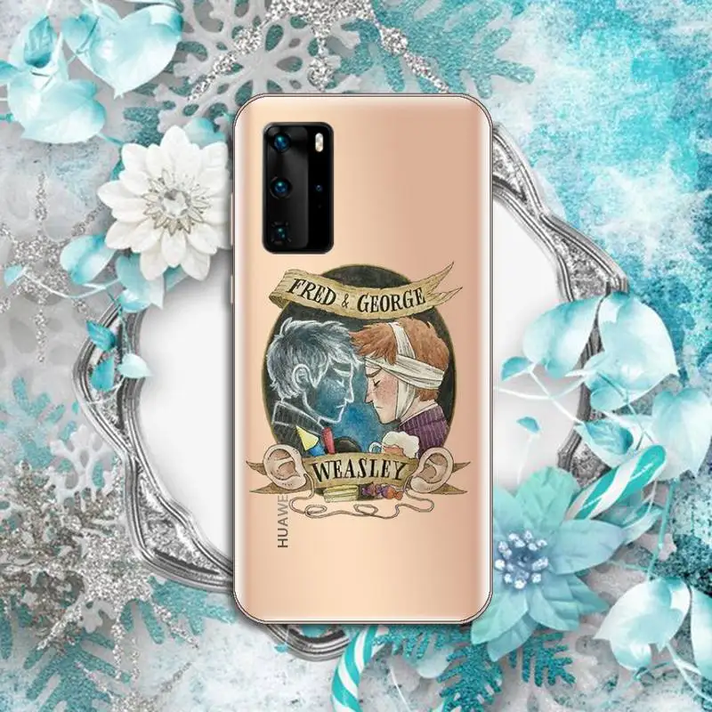 

Snape Draco Malfoy Slytherin school Phone Case Transparent for huawei honor P 40 30 20 lite Pro 10 i 8 9 x p smart 2019