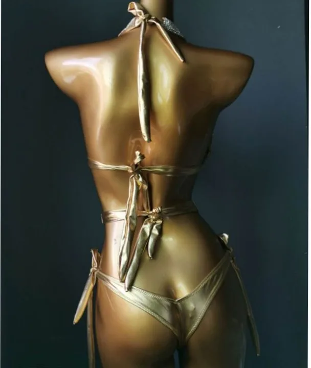 

Newest 2020 Crystal Bikini Diamond Swimwear Biquini Diamond Bikini Beachwear Popular Swim Suit Rhinestone Swimsuits Bikini