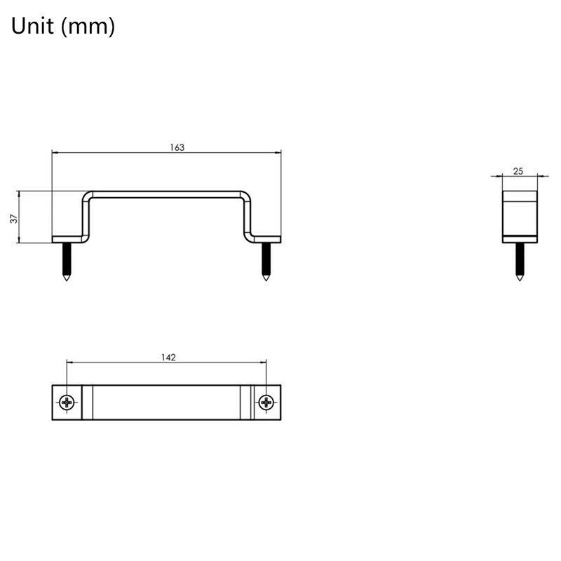 2 pcs black sliding barn door handle pull set for gate kitchen furniture cabinet closet drawer move window small buckle handle free global shipping