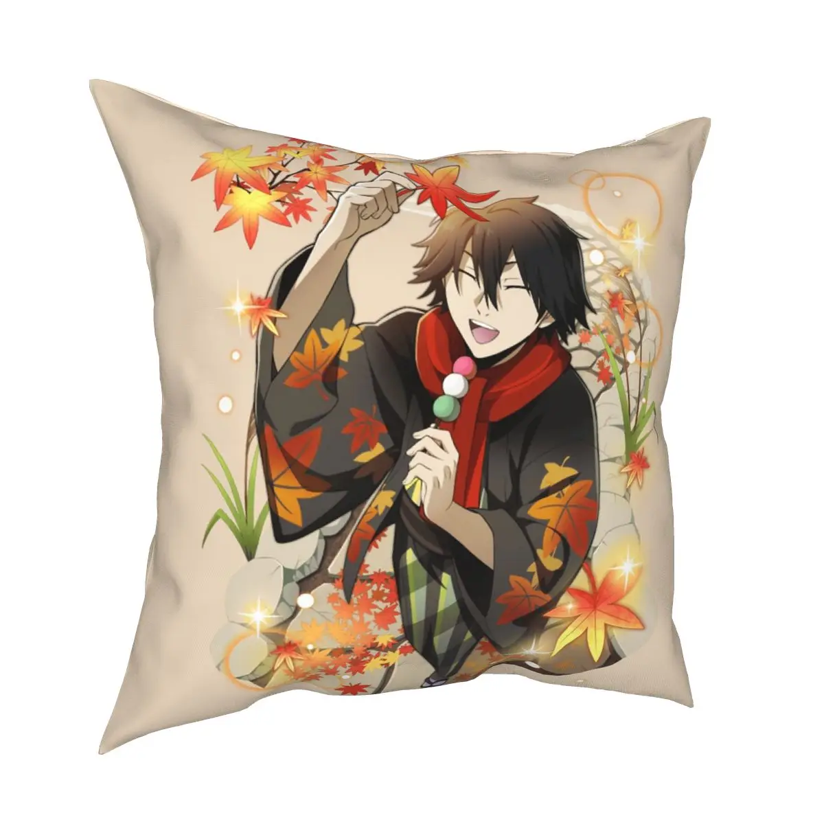 

Декоративная наволочка Ranpo Mayoi Bungou для детской подушки, 40*40 см