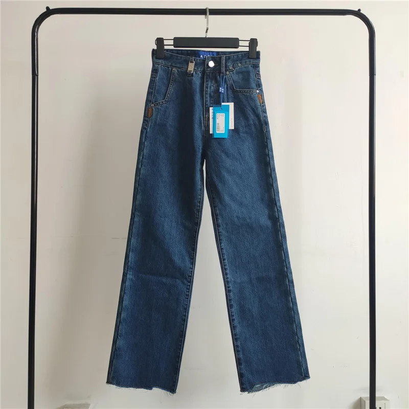 

Винтажные потертые джинсы Ader Error для мужчин и женщин, высококачественные синие брюки Adererror 1:1, одежда для мужчин, уличная одежда