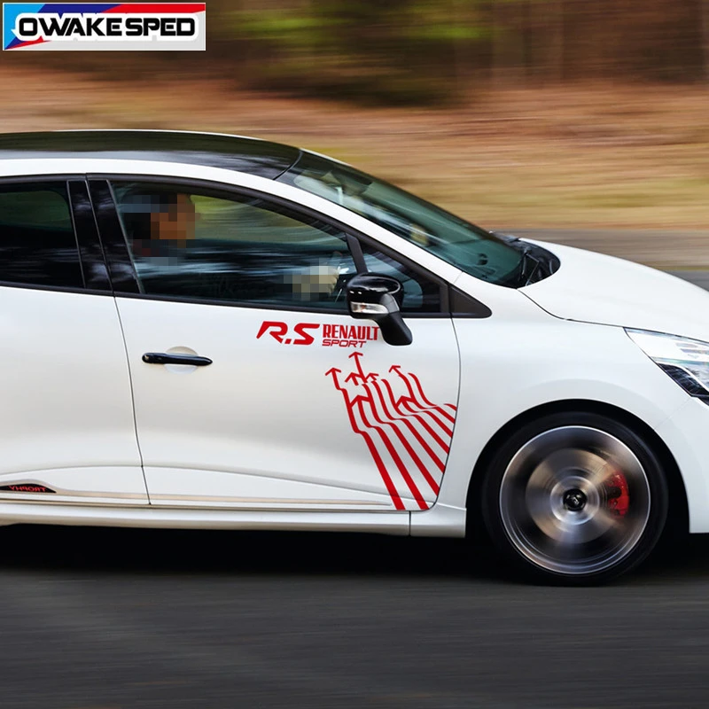 Двусторонние декоративные наклейки на двери автомобиля RS Гонки Спортивные