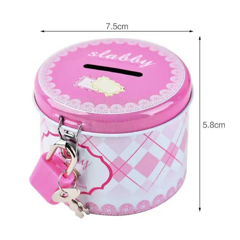 1 шт. круглая Милая копилка коробка для денег игрушечная подарок детей хранения