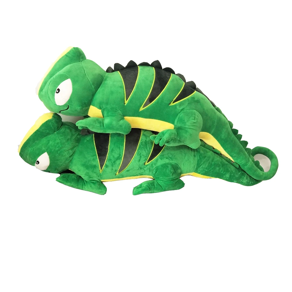 BOLAFYNIA Детская плюшевая игрушка большой размер хамелеон детская мягкая для