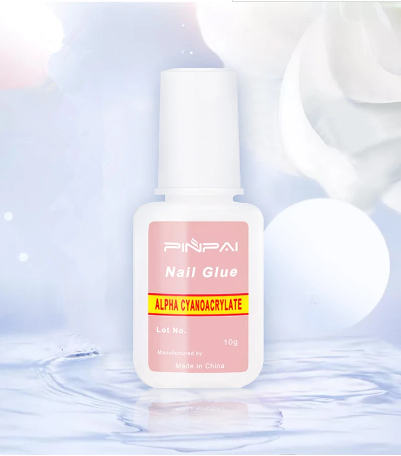 10 г ложный клей для нейл-арта быстро сохнет французских накладных ногтей