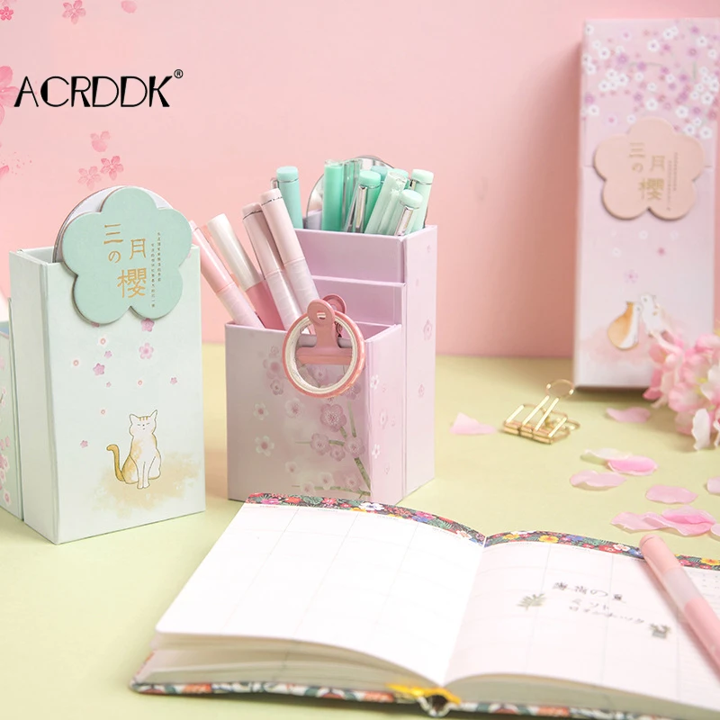 

Lovely Multifunctional Foldable Pencil Case with Large Capacity For Students School Stationery Supplies Multi Tools DF
