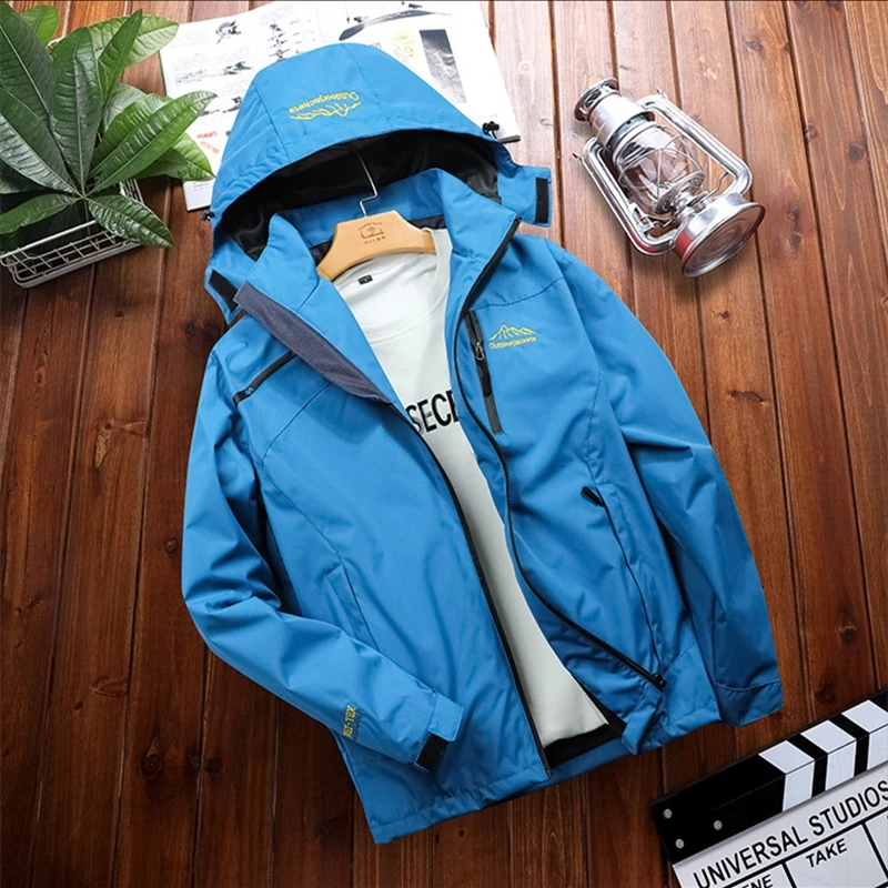 

Men's Winter Fashion Raincoat Oversize Outdoor Jacket Keep Warm Waterproof Women Motorcycle Bike Cycling Rain Trench Coat Cloak