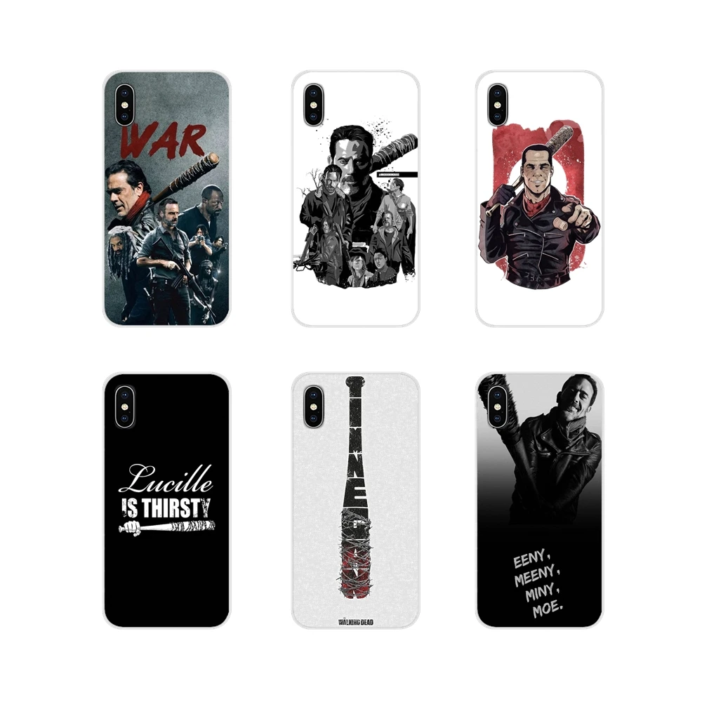 Negan My Dirty Girl the walking dead TPU Прозрачный чехол для Motorola Moto x4 E4 E5 G5 G5S G6 Z Z2 Z3 G G2 G3 C Play