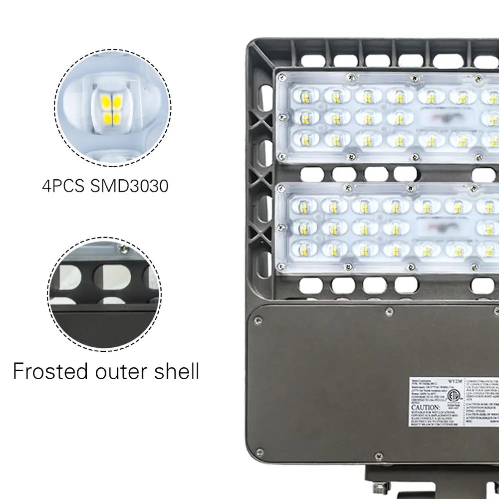 Светодиодный фсветильник светильник для парковки с фотоэлементом 300 Вт 200 100-277 В