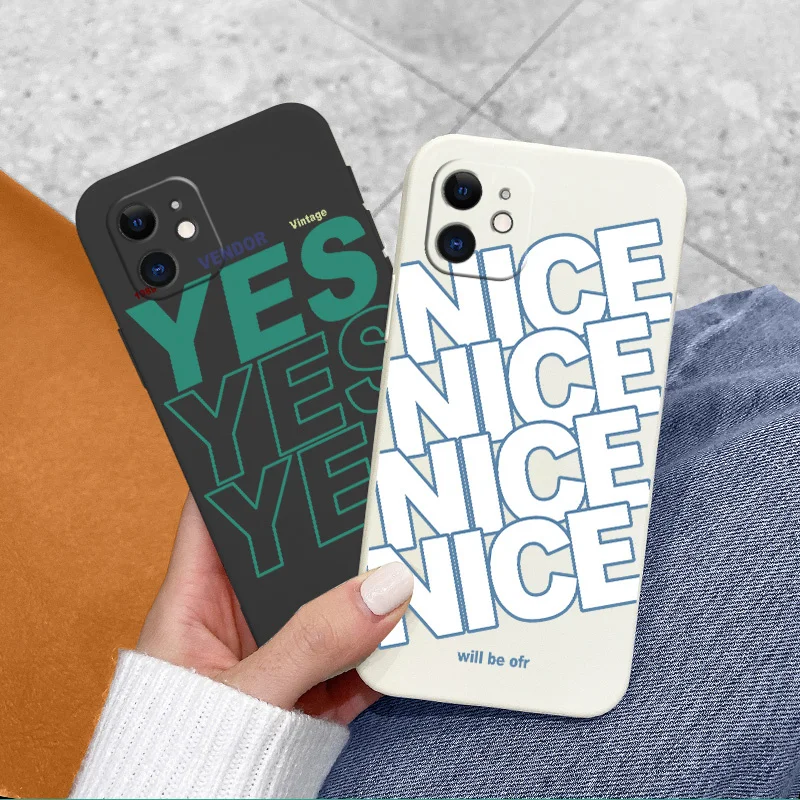 

NICE Square Liquid Silicone Case For iPhone 12 Pro Max Mini 11 Pro Max X XR XS MAX SE2020 8 7 6 6S Plus Soft Phone Cover Case