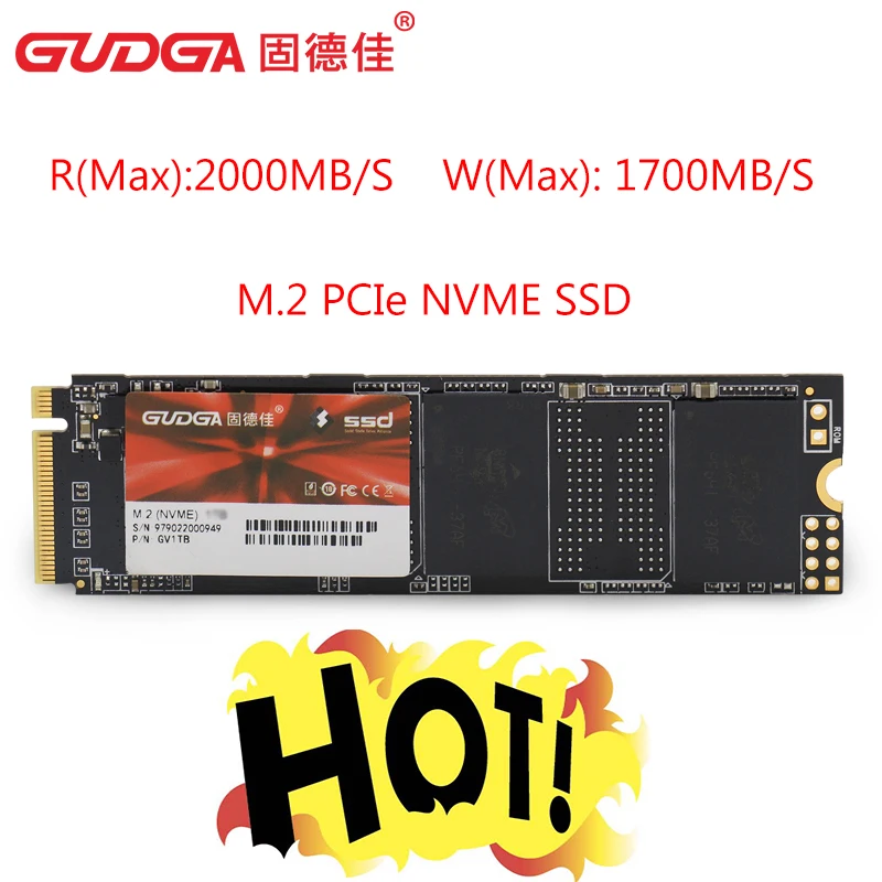 GUDGA M.2 22*80 мм PCIE NVMe 512 ГБ 128 256 Внутренний твердотельный накопитель флэш m2 PCI e nvme для