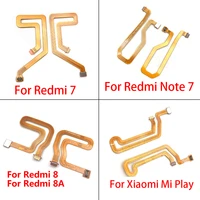 new fingerprint sensor scanner touch id connect motherboard home button flex cable for redmi 7 8 8a note 7 for xiaomi mi play