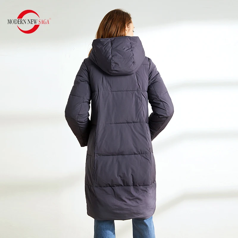MODERN NEW SAGA 2020 Женское Зимнее Пальто Зимняя Женская Парка Хлопковое Стеганное