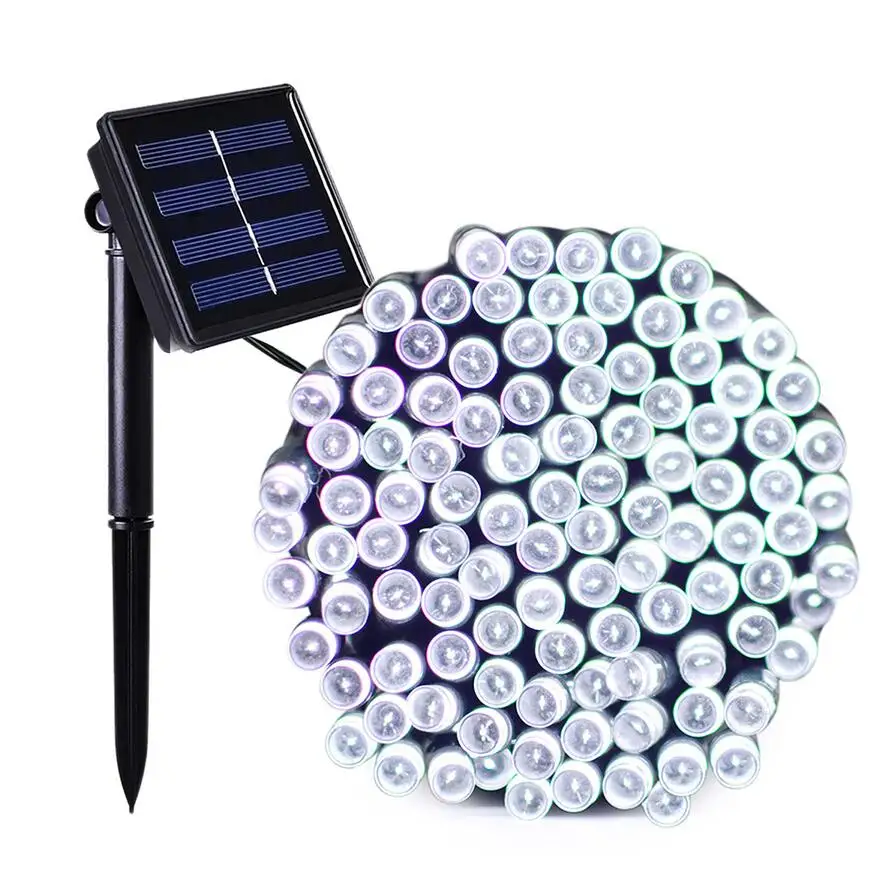 

Thrisdar 12M 100LED Solar String Light 8 Modes Christmas Lights Outdoor Garden Fairy Garland Light For Wedding Party Xmas Tree