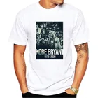 Футболка Коби Брайант Рип Черная Мамба, весна-лето, футболка с коротким рукавом и круглым вырезом, белые топы, Мужская модная футболка, мужские футболки