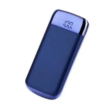 blue Realy 30000 мАч Внешний аккумулятор, внешний аккумулятор, 2 USB, lcd Внешний аккумулятор, портативное зарядное устройство для мобильного телефона, для Xiaomi Mi iphone X - Цвет: blue