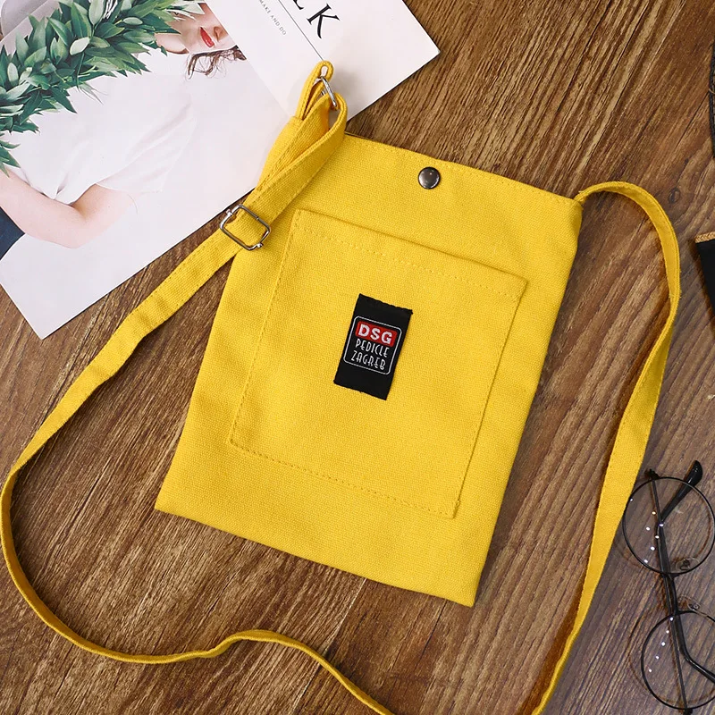 Цветная оригинальная Холщовая Сумка женская диагональная ткань для отдыха