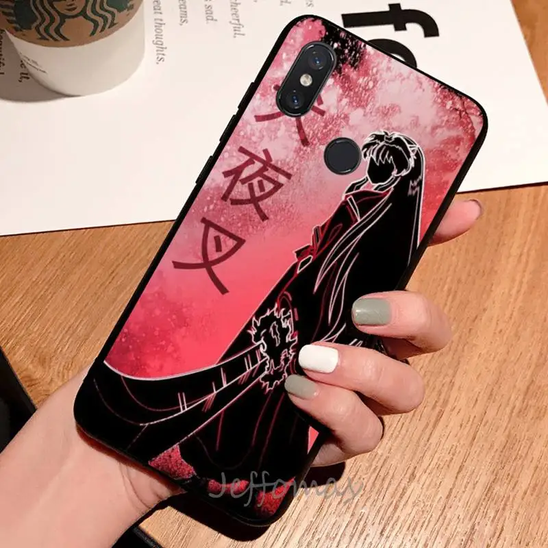 

Sesshoumaru Inuyasha Higurashi Kagome anime Phone Case For Xiaomi Redmi note 7 8 9 t max3 s 10 pro lite coque shell cover funda
