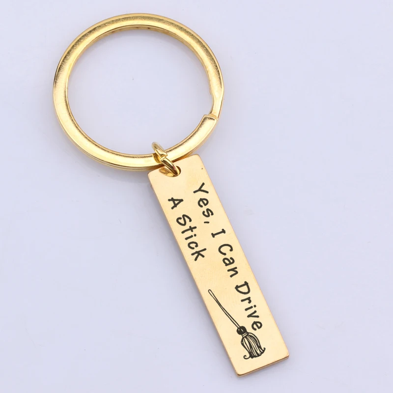 Брелок Хэллоуин надпись да я могу управлять палкой Ведьмак волшебница Летающая