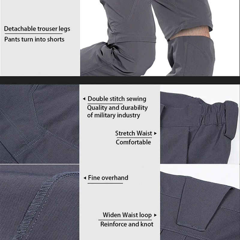 Брюки-карго мужские тактические летние быстросохнущие в стиле милитари | Мужская