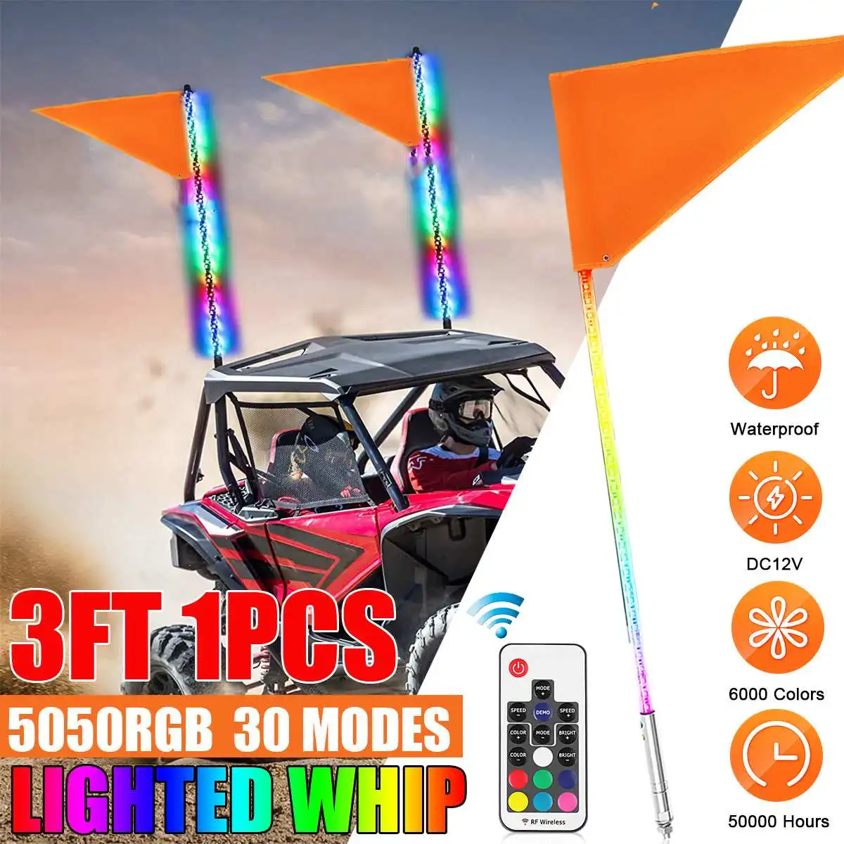 Светодиодсветильник антенна 12 В футов защитный фонарь для стойки с светодиодный