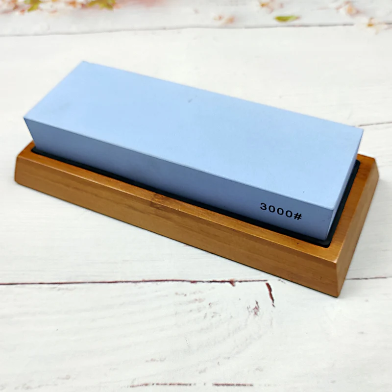 Набор из 3 предметов точильный камень утолщенный 15 мм с угловой направляющей и