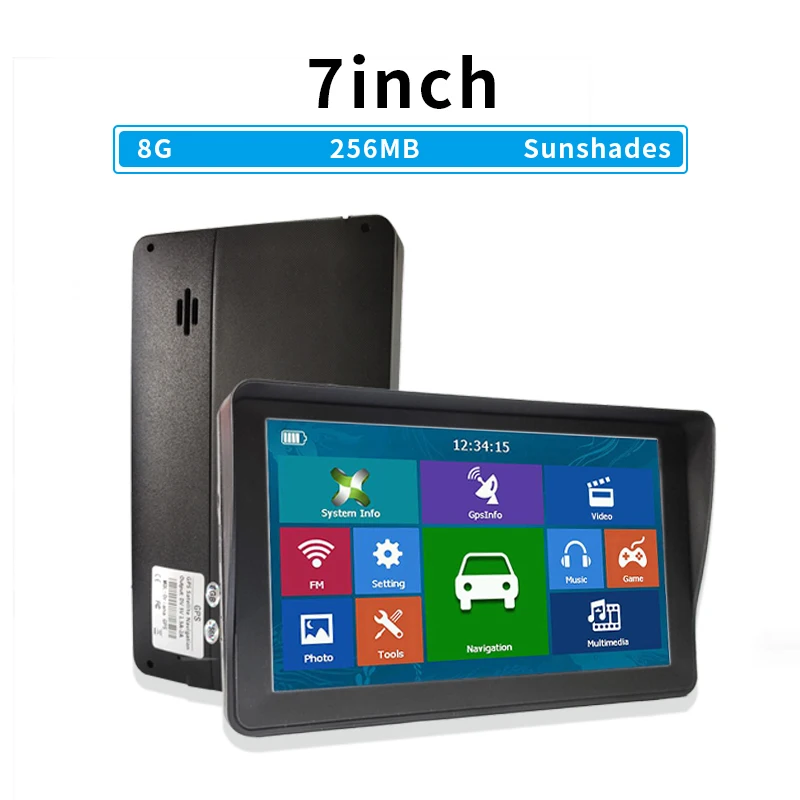 Автомобильный GPS навигатор 7 дюймов HD FM Bluetooth AVIN Navitel новейшие карты Европы