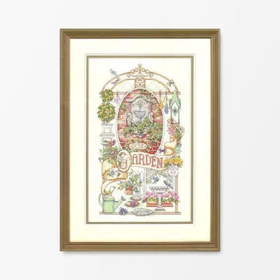 Набор для вышивки крестиком T B1499 красивая садовая Точная печать лидер