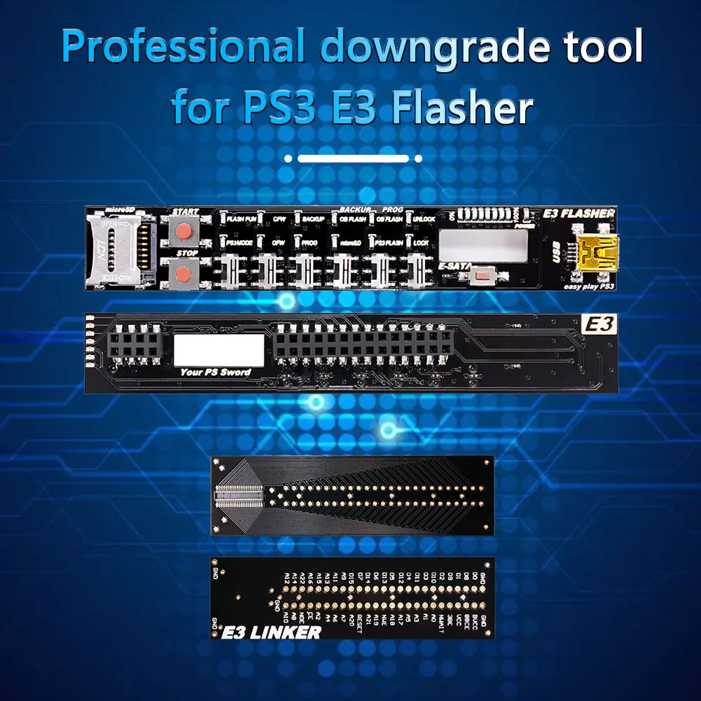1 Set Professional Board Hard Drive Tray Host Hardcover Edition Downgrade Tool Kit for PS3 E3 Nor Flasher Game Console Parts | Электроника