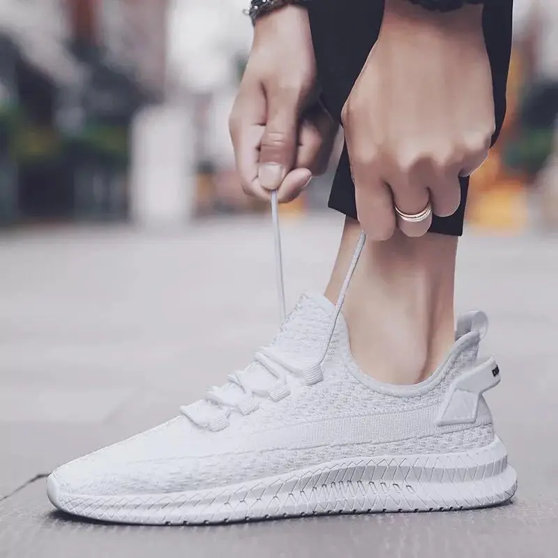 

2020 New Mesh Men Sneakers Casual Shoes Lac-up Men Shoes Lightweight Comfortable Breathable Walking Sneakers Zapatillas Hombre