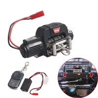 automatic winch and wireless remote controller receiver for 110 rc crawler car axial scx10 traxxas trx4 d90 tf2 tamiya cc01