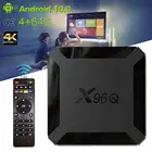 2020 высокое качество X96Q Smart TV BOX Android 10,0 Четырехъядерный 4 Гб 64 Гб 4K HD телеприставка PK X96Q Mini Быстрая доставка