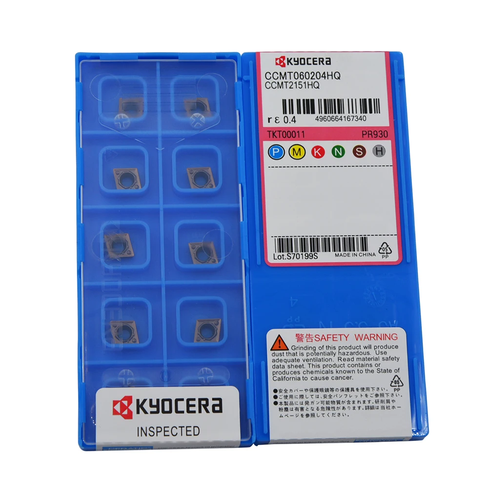 

ZIYI 10pcs CCMT060204HQ CCMT2151HQ PR930 Cermet Inserts New