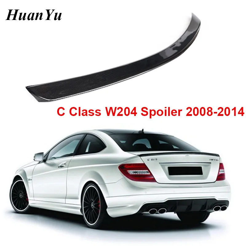 W204 2-дверный/4-дверный задний спойлер в стиле AMG для Mercedes-benz C Class 2008-2014 бампер из