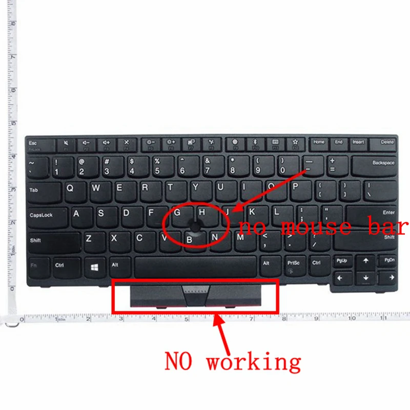 Клавиатура US для ThinkPad A475 A485 T470 T480 PN 01HX339 01HX379 01HX299 01HX328 01HX368 01HX408 01AX364 01AX405