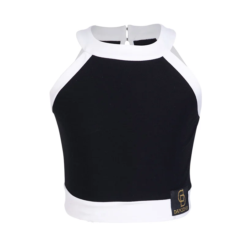 Новые Топы для латиноамериканских танцев Детские платья девочек костюмы